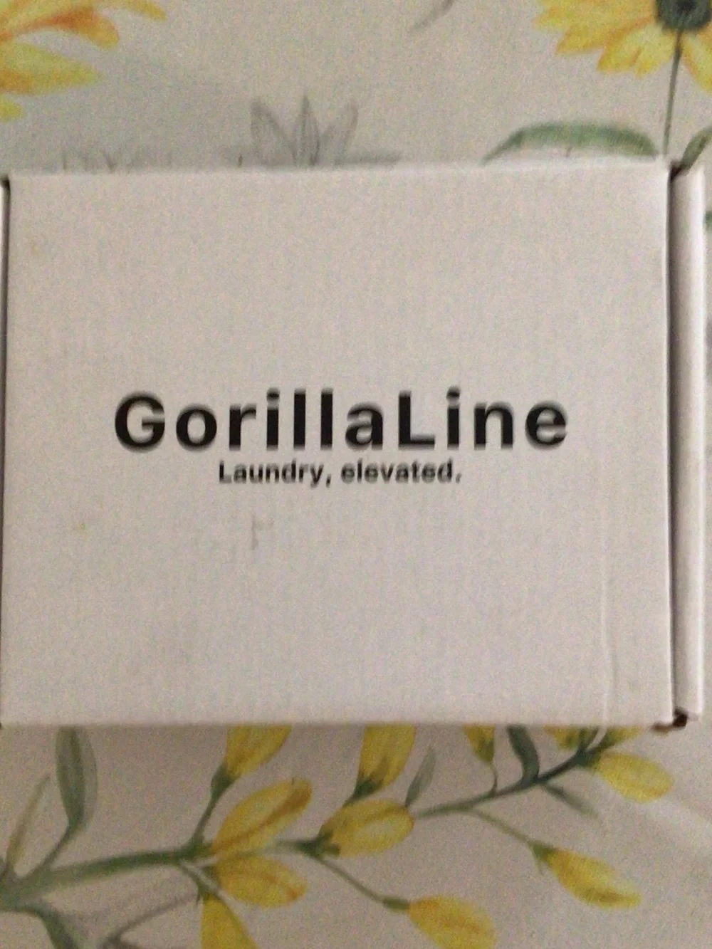 White Laundry Storage Organizer. Gorilla line clothesline strong ,compact,nib